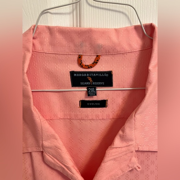 2XL Margaritaville Island Reserve Short Sleeve Shirt XXL Cudjoe Men’s Button Up - Picture 7 of 8